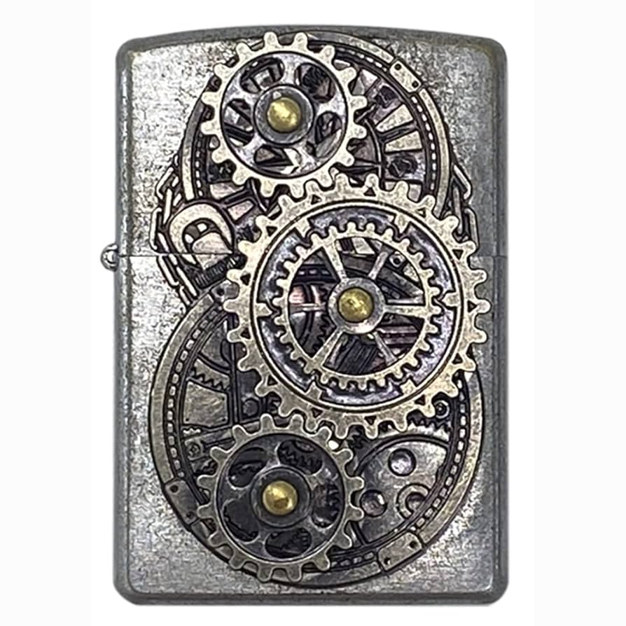 Amazon.co.jp: ZIPPO ZG-CB ギアメタル クロームバレル 中